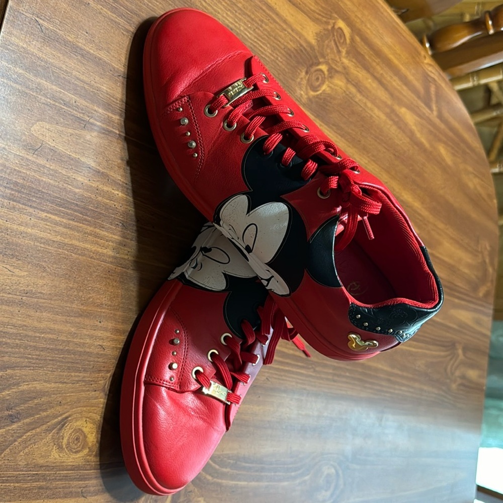 Aldo Disney Mickey tennis shoes. New without tags. Red! - Picture 3 of 8